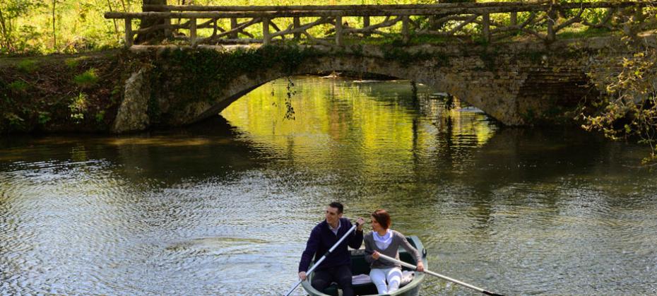 A haven of peace: romantic boat ride on the water