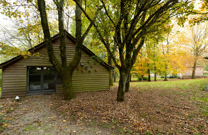 Domaine de Fresnoy's big garden doors give the room the sense of being seamless with nature