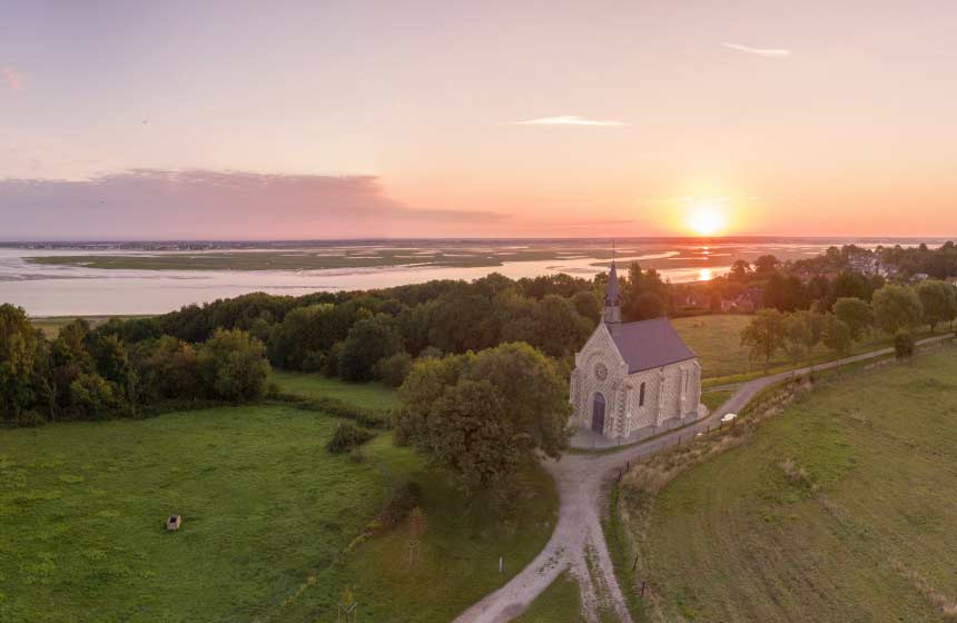 Stunning and secluded - the 'sailors' chapel' in St Valery sur Somme 