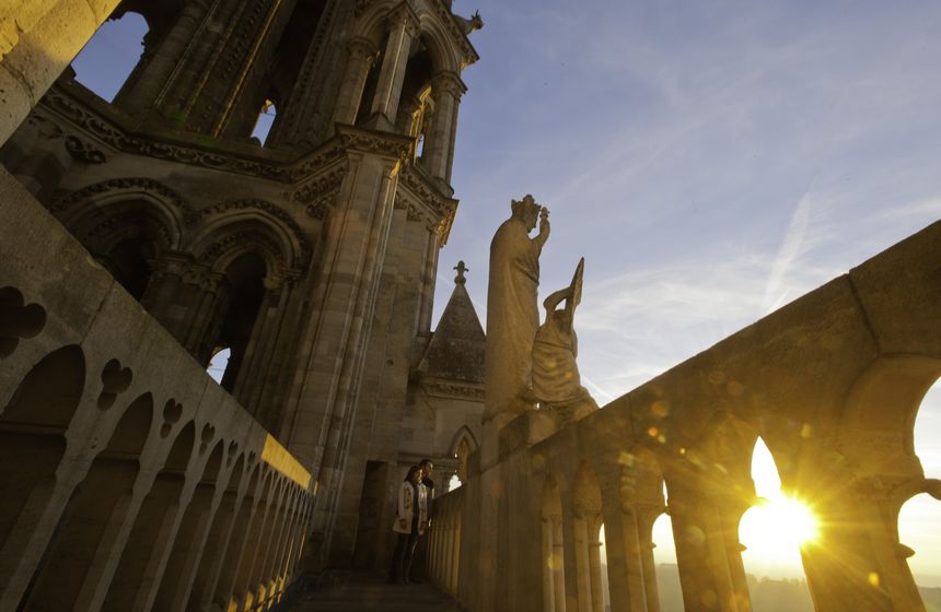 Enjoy the awe-inspiring and romantic views from the top of Laon’s cathedral